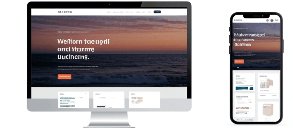 Exemple de site vitrine moderne et responsive